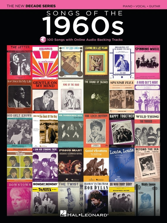 Hal Leonard Songs Of The 1960s The New Decade Series With Online Play Along Backing Tracks