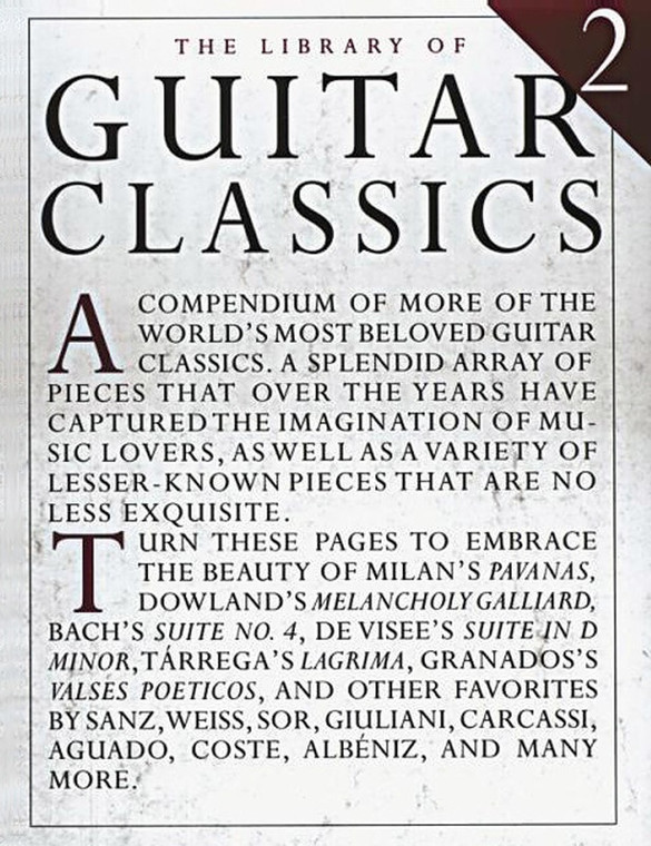 Library Of Guitar Classics Bk 2