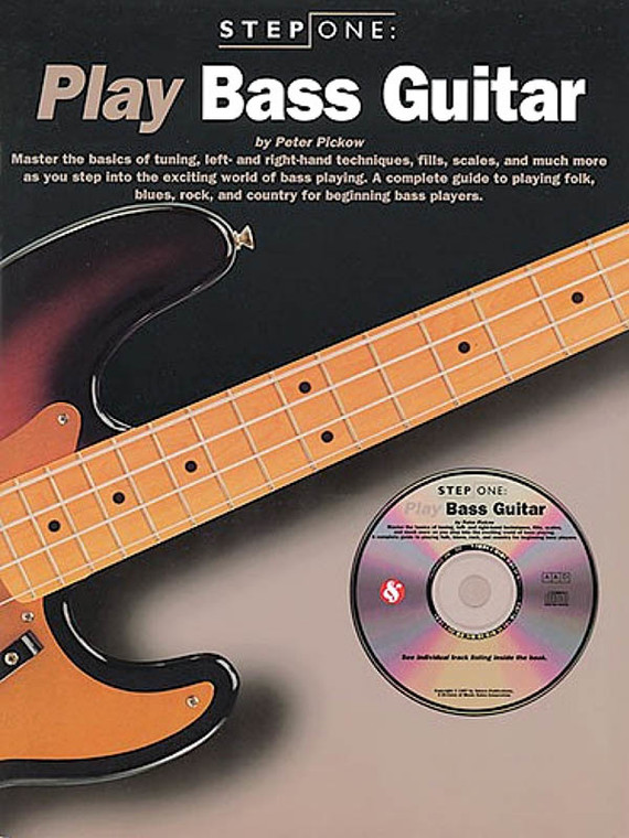 Step One Play Bass Guitar Bk/Cd