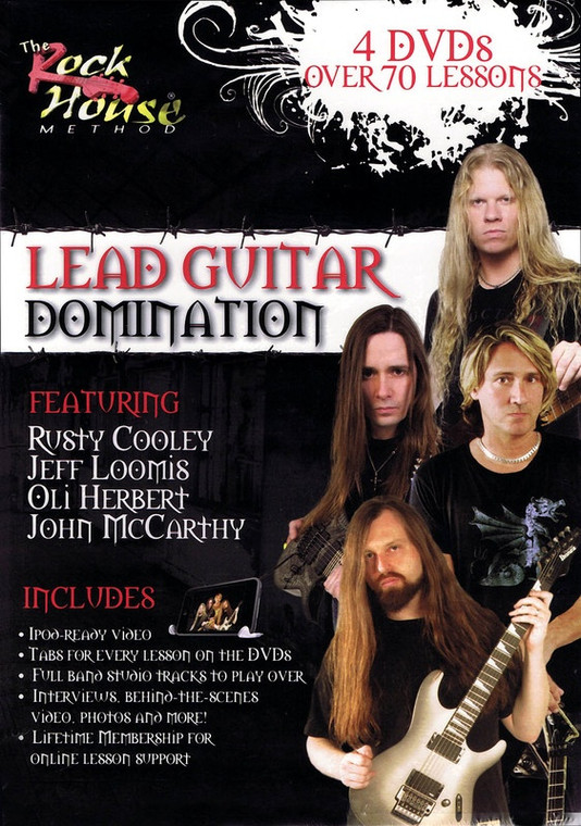Lead Guitar Domination 4 Dvd Set