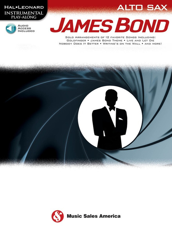 James Bond For Alto Sax Playalong Bk/Ola