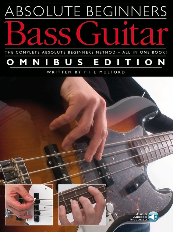 Absolute Beginners Bass Guitar Omnibus Edition Bk/Ola