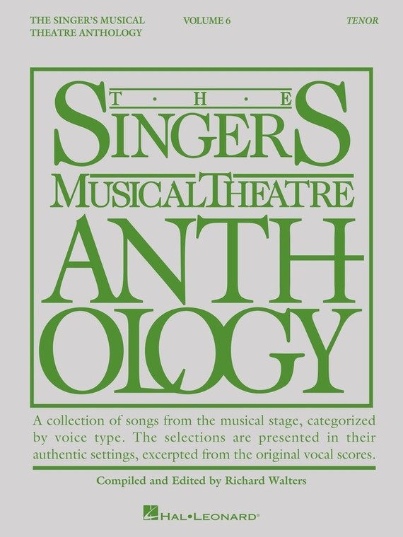 Hal Leonard The Singer's Musical Theatre Anthology Volume 6 Tenor Book Only