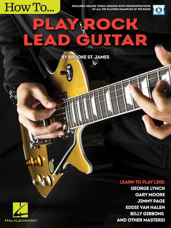 Hal Leonard How To Play Rock Lead Guitar Bk/Olv