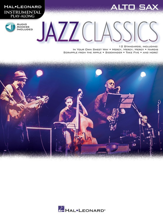 Hal Leonard Jazz Classics For Alto Saxophone Instrumental Play Along