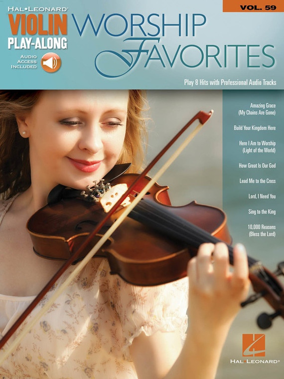 Hal Leonard Worship Favorites Violin Playalong V59 Bk/Ola