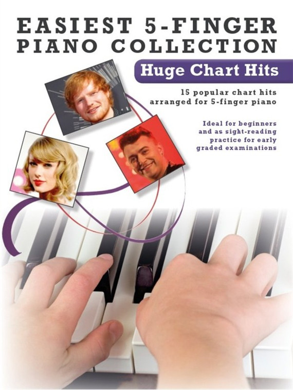 Easiest 5 Finger Piano Collection Huge Chart Hits