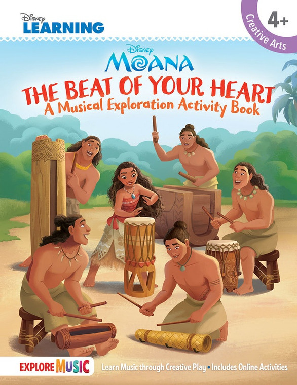 Hal Leonard Moana The Beat Of Your Heart A Musical Exploration Activity Book