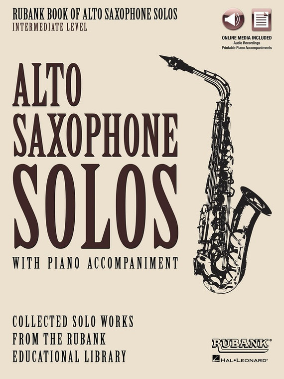 Rubank Book Of Alto Saxophone Solos Intermediate Bk/Olm