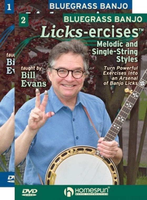 Bluegrass Banjo Licks Ercises 2 Dvd Set