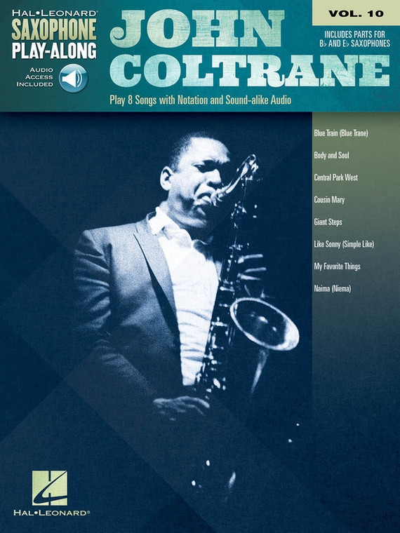 Hal Leonard John Coltrane Saxophone Play Along Volume 10