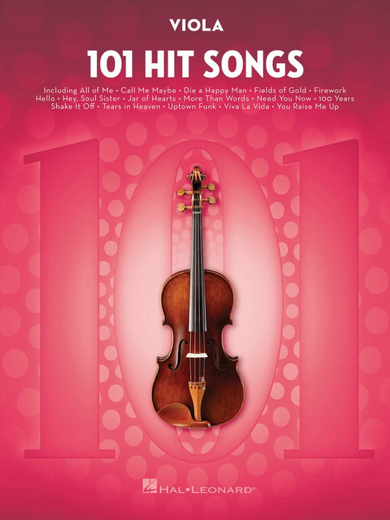 Hal Leonard 101 Hit Songs For Viola