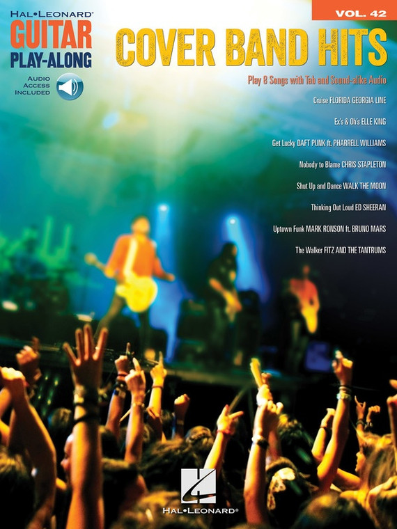 Hal Leonard Cover Band Hits Guitar Playalong V42 Bk/Ola