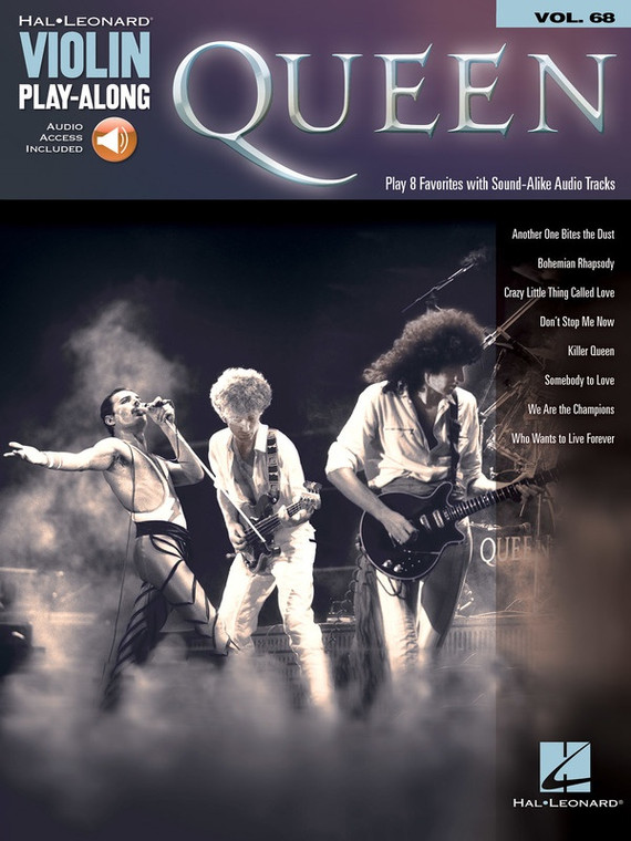 Hal Leonard Queen Violin Playalong V68 Bk/Ola