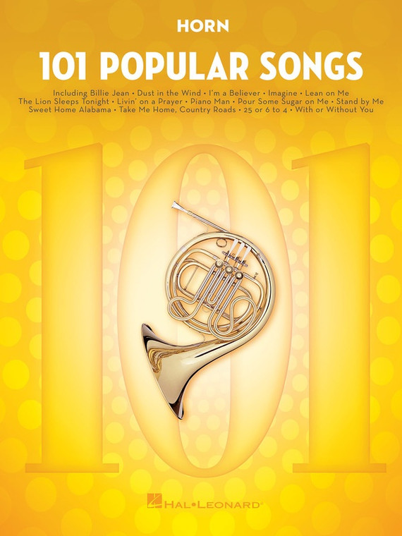 Hal Leonard 101 Popular Songs For Horn