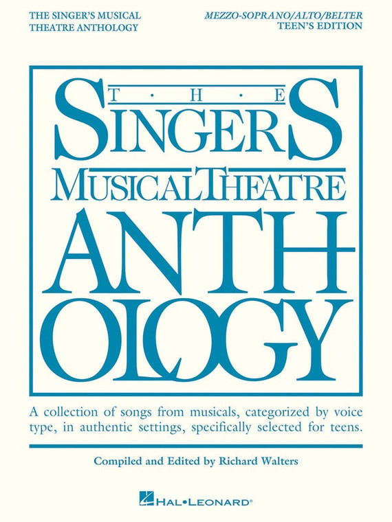 Hal Leonard The Singer's Musical Theatre Anthology Teen's Edition Mezzo Soprano/Alto/Belter Book Only