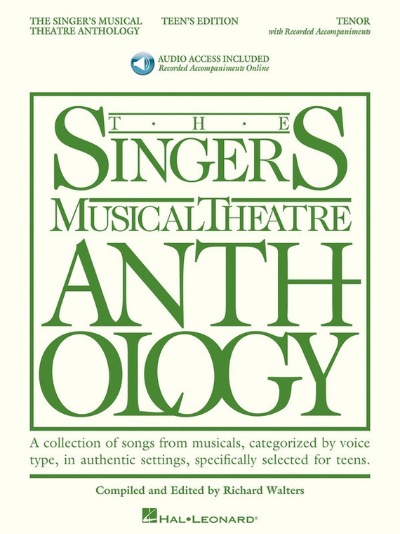 Hal Leonard The Singer's Musical Theatre Anthology Teen's Edition Tenor Book/Online Audio