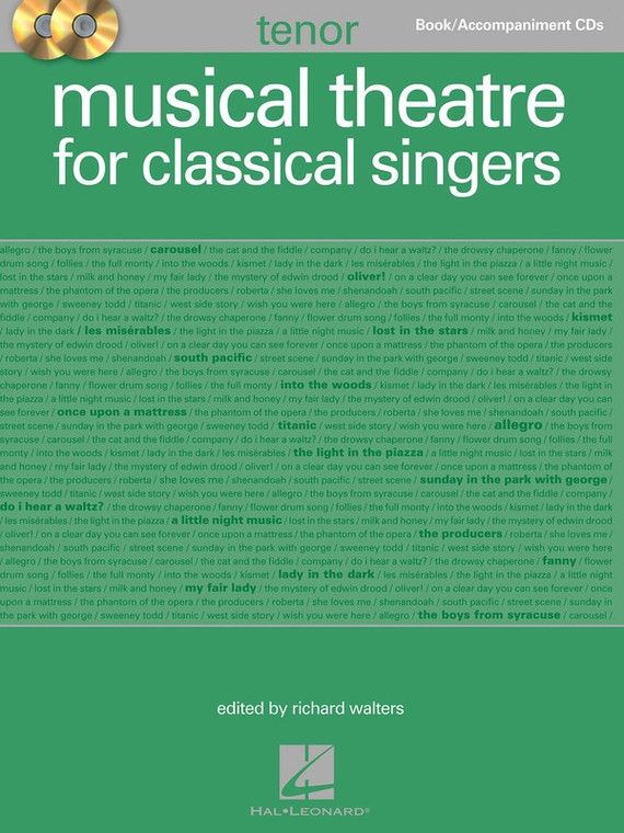 Hal Leonard Musical Theatre For Classical Singers Ten Bk/2 Cd