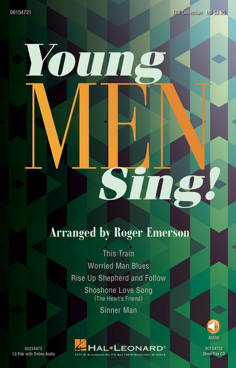 Hal Leonard Young Men Sing! 12 Books With Audio Online
