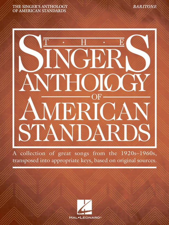 Hal Leonard Singers Anthology American Standards Baritone