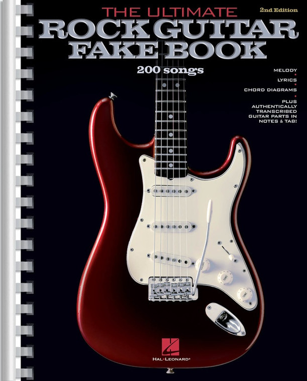 Hal Leonard The Ultimate Rock Guitar Fake Book 2nd Edition 200 Songs Authentically Transcribed For Guitar In Notes & Tab!