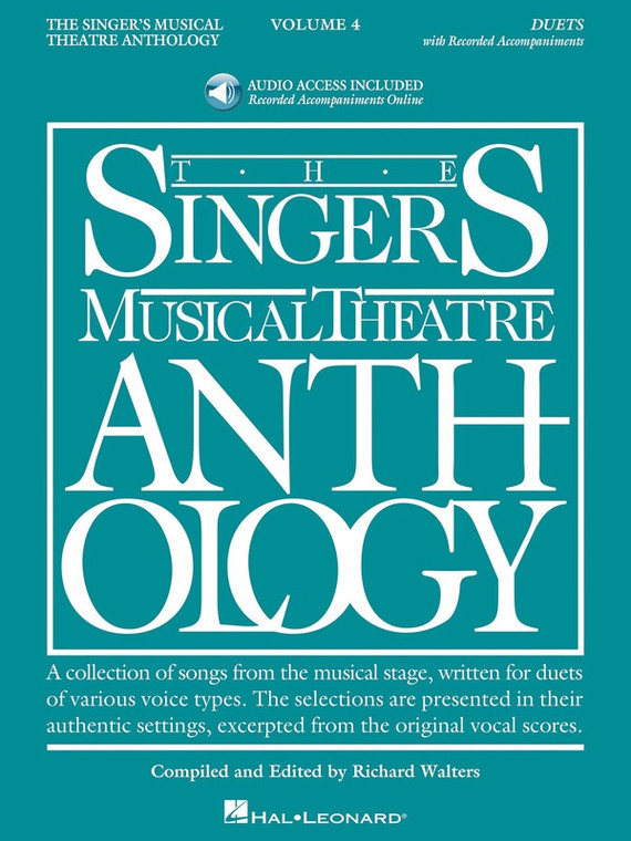 Hal Leonard The Singer's Musical Theatre Anthology Volume 4 Duets Book/Online Audio