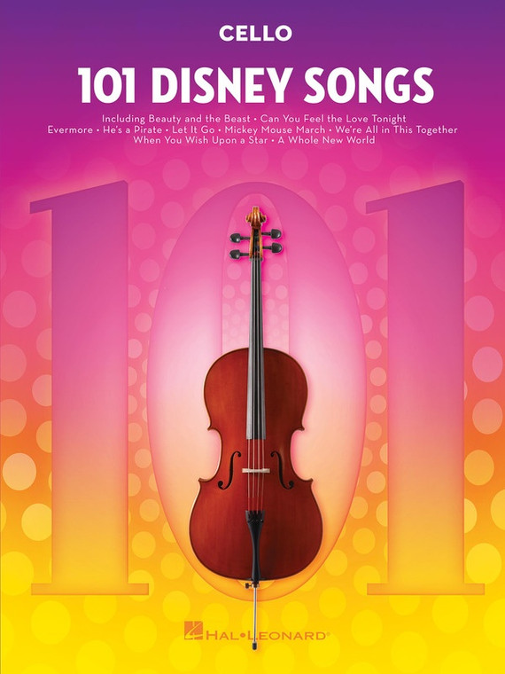 Hal Leonard 101 Disney Songs For Cello