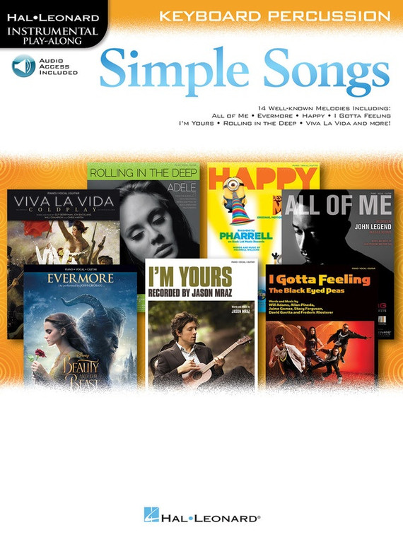 Hal Leonard Simple Songs For Keyboard Percussion