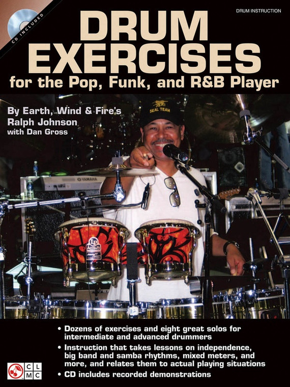 Drum Exercises For Pop Funk & R&B Players Bk/Cd