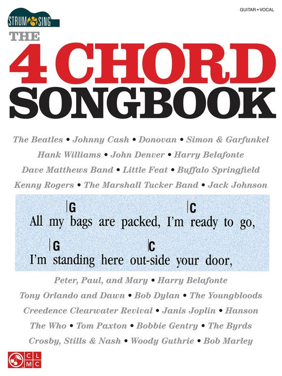 4 Chord Songbook Strum & Sing Guitar Chords Lyrics