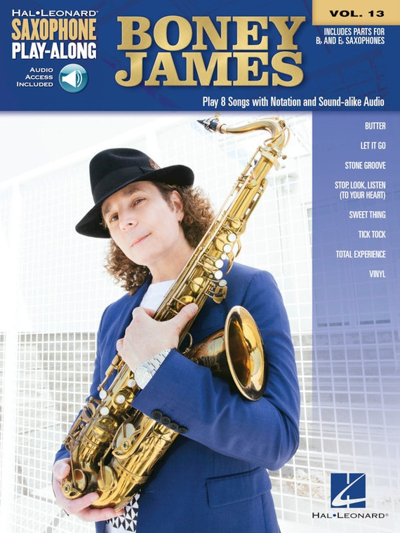 Hal Leonard Boney James Sax Playalong V13 Bk/Ola