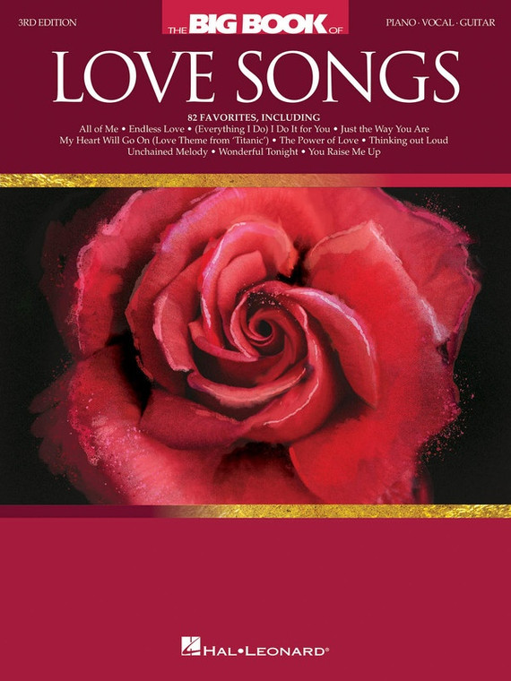 Hal Leonard The Big Book Of Love Songs Pvg 3 Rd Edition