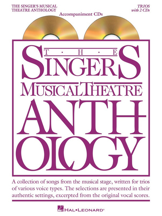 Hal Leonard Singers Musical Theatre Anth Trios Accomp Cds
