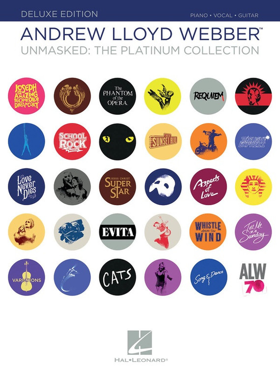 Hal Leonard Andrew Lloyd Webber Unmasked: The Platinum Collection Deluxe Edition