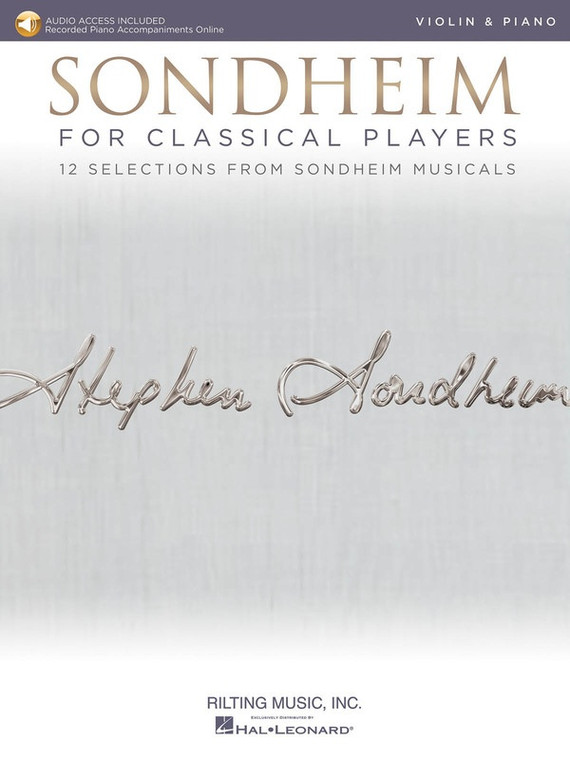 Hal Leonard Sondheim For Classical Players Violin/Piano Bk/Ola