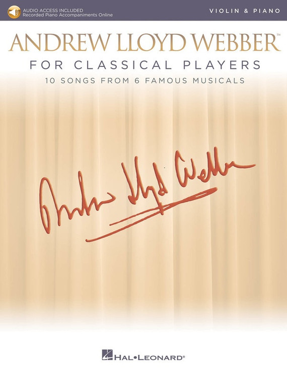 Hal Leonard Lloyd Webber For Classical Players Violin/Piano Bk/Ola