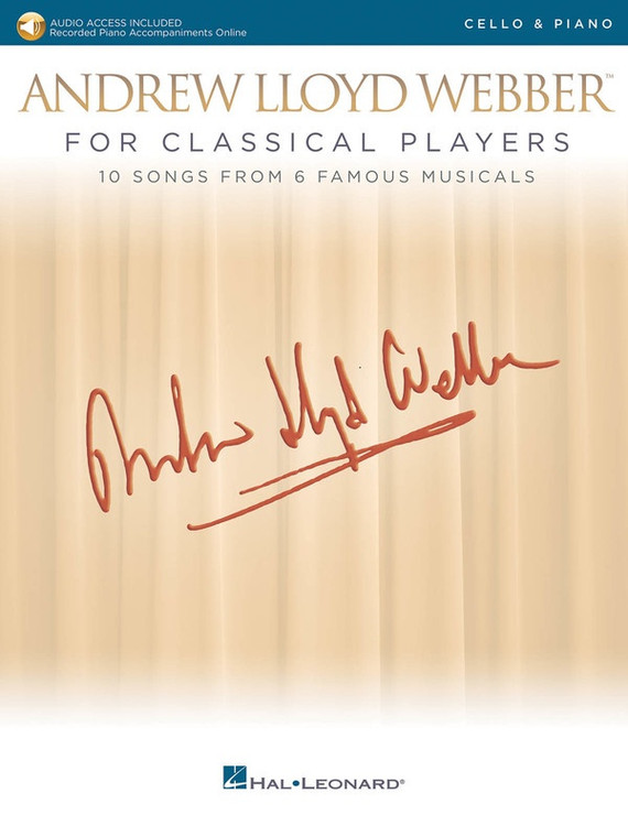 Hal Leonard Lloyd Webber For Classical Players Cello/Piano Bl/Ola