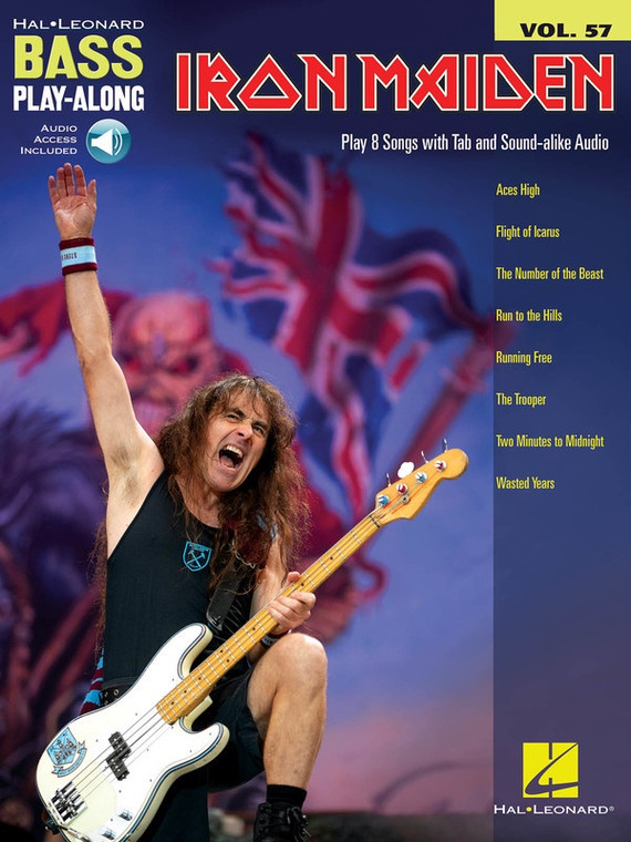 Hal Leonard Iron Maiden Bass Play Along Volume 57