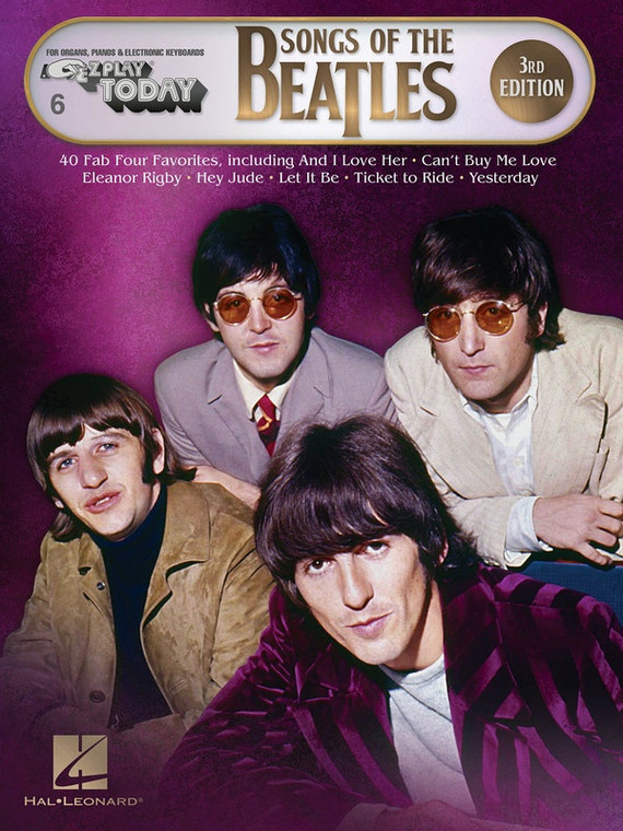 Hal Leonard Songs Of The Beatles 3 Rd Edition Ez Play 6