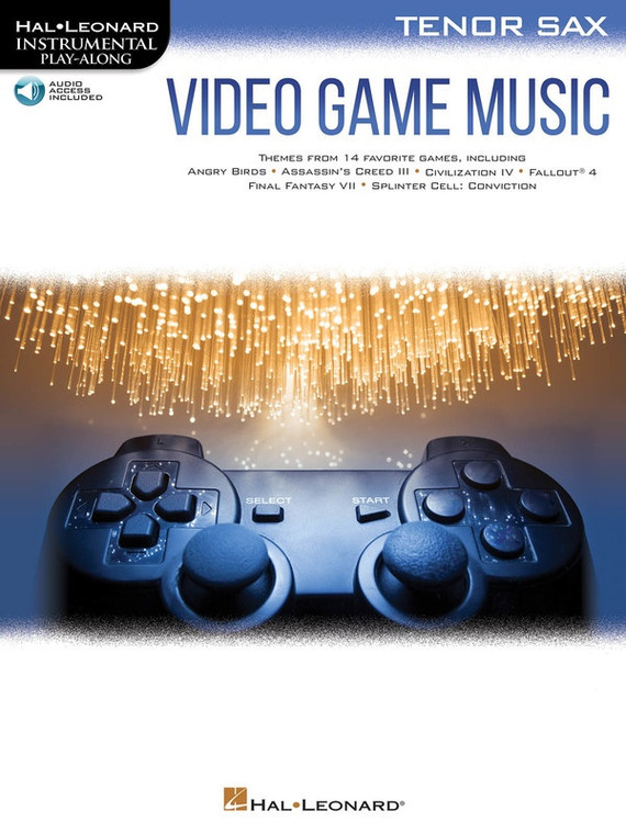 Hal Leonard Video Game Music For Tenor Sax Bk/Ola