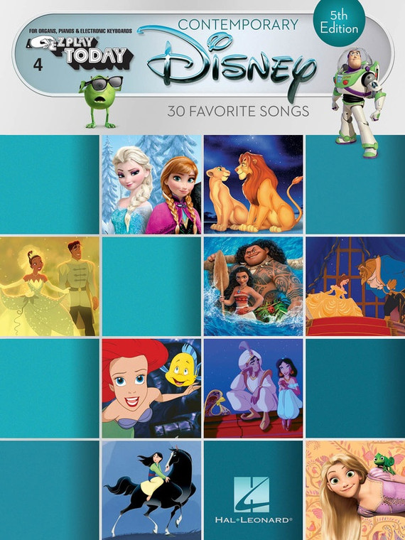 Hal Leonard Contemporary Disney 5th Edition E Z Play Today Volume 3