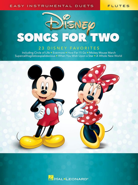 Hal Leonard Disney Songs For Two Flutes
