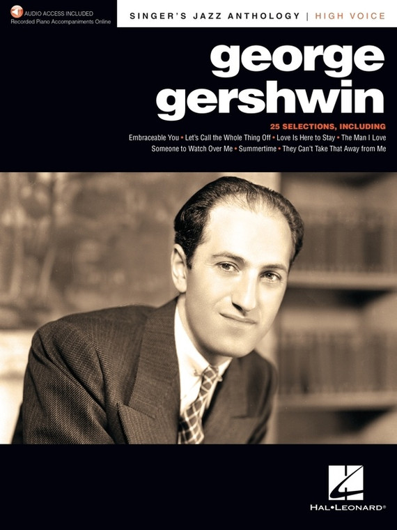 Hal Leonard George Gershwin Singers Jazz Anth High Voice Bk/Ola