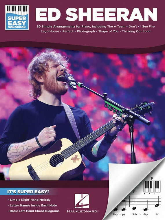 Hal Leonard Ed Sheeran Super Easy Songbook