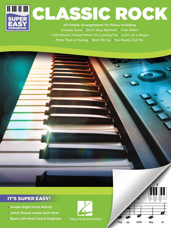 Hal Leonard Classic Rock Super Easy Songbook