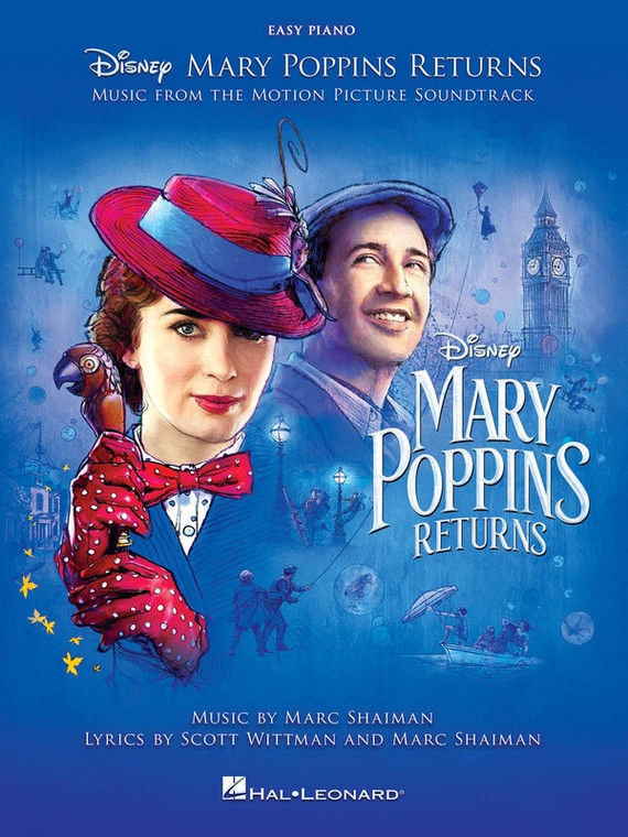 Hal Leonard Mary Poppins Returns Movie Soundtrack Easy Piano