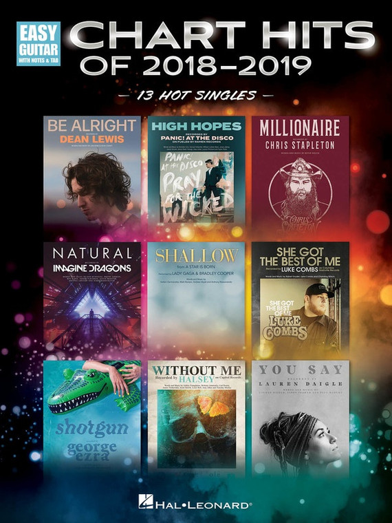 Hal Leonard Chart Hits Of 2018 2019 Easy Guitar Notes & Tab