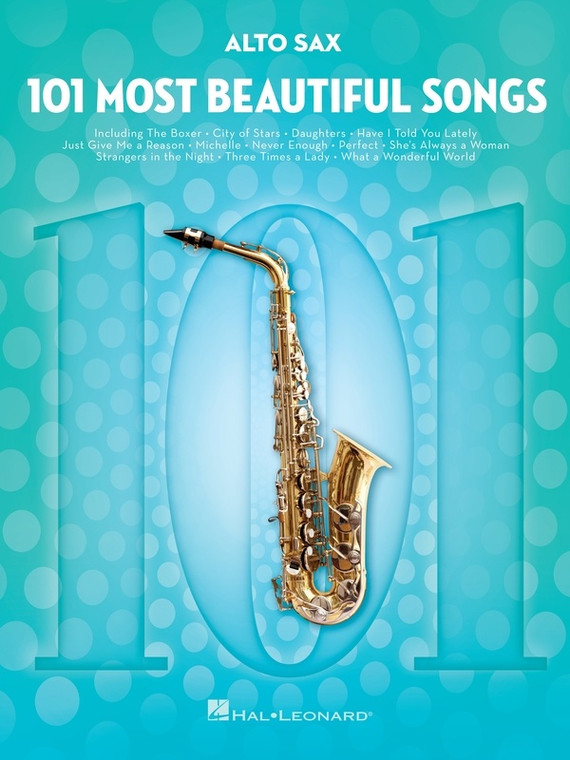 Hal Leonard 101 Most Beautiful Songs For Alto Sax