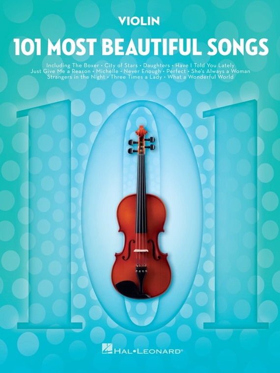 Hal Leonard 101 Most Beautiful Songs For Violin