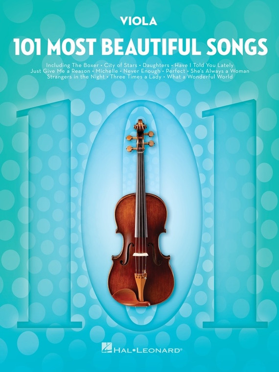 Hal Leonard 101 Most Beautiful Songs For Viola